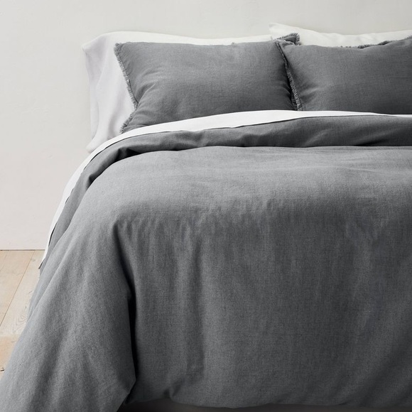 Casaluna Bedding Casaluna Heavyweight Linen Blend Duvet Cover